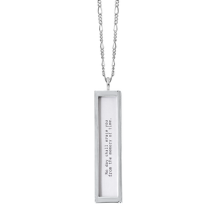 Envelope Fortune Locket - Silver
